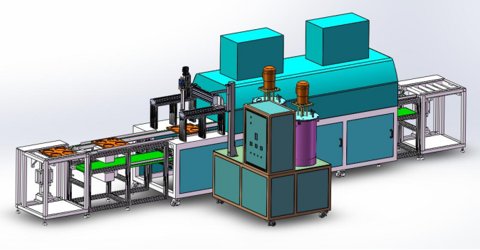 上料、灌胶、固化，下料一体线体